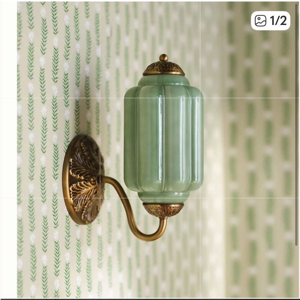 New Eloise Glass Sconce Vintage Wall Lamp